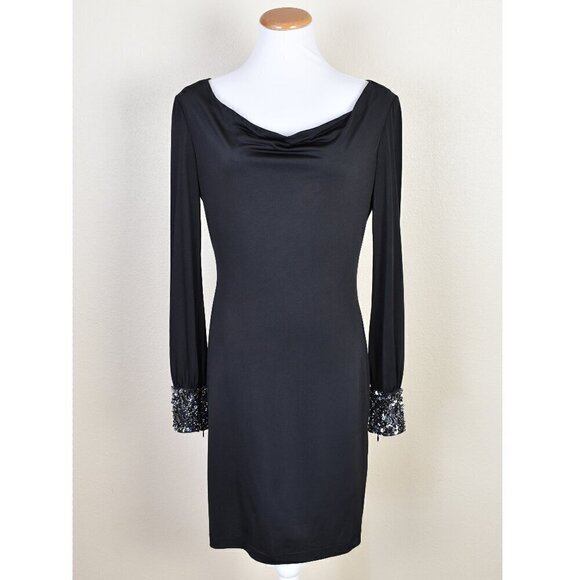 Calvin Klein Dresses & Skirts - Calvin Klein Formal Sequin Cuff Draped Dress - 8